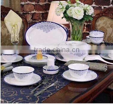 56 pcs dinner plates set for home