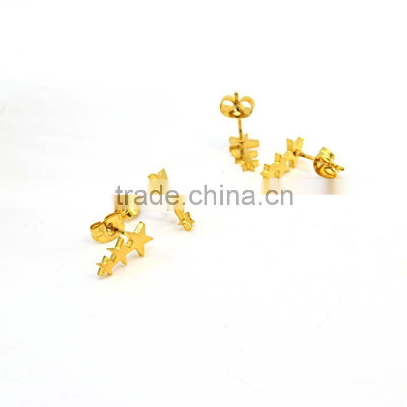 costume jewelry ladies earring designs picture gold stars earring