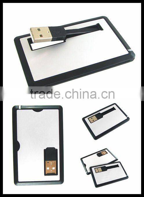 hot seller / Drawable Credit card shape USB flash drive / CE Rohs FCC approved / 2G 4G 8G 16G 32G