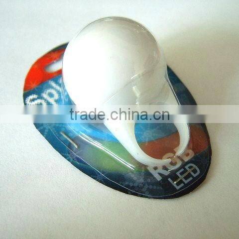 Led flashing finger rings,christmas decoration LED ring light,plastic glow led ring