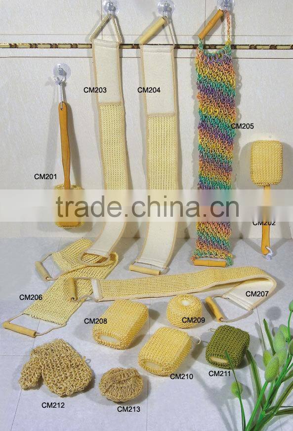 Natural sisal bath product bath mitt