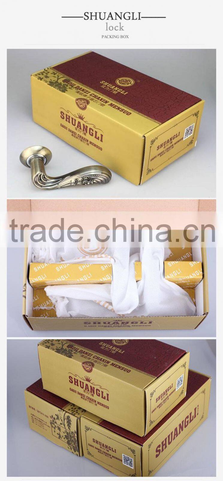 High secutity medium size zamak door handle