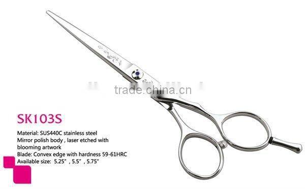 SK103S Flower Whisper Mirror polish body Hair tools