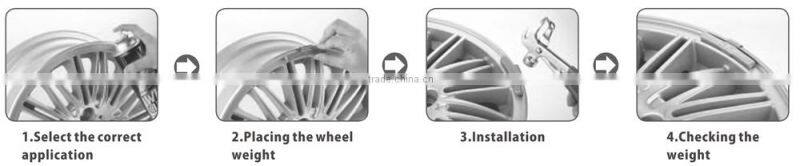 Zinc Clip-on Tire Wheel Balancing Weight