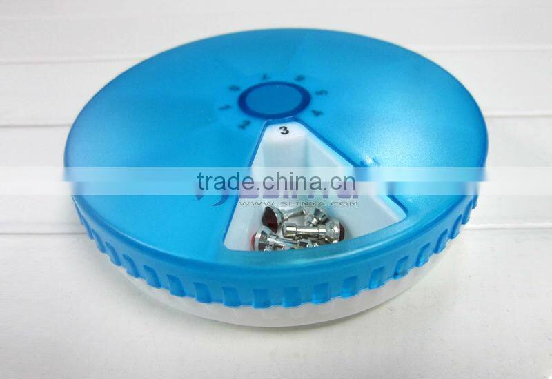 Multifunction Portable Round Pill Box