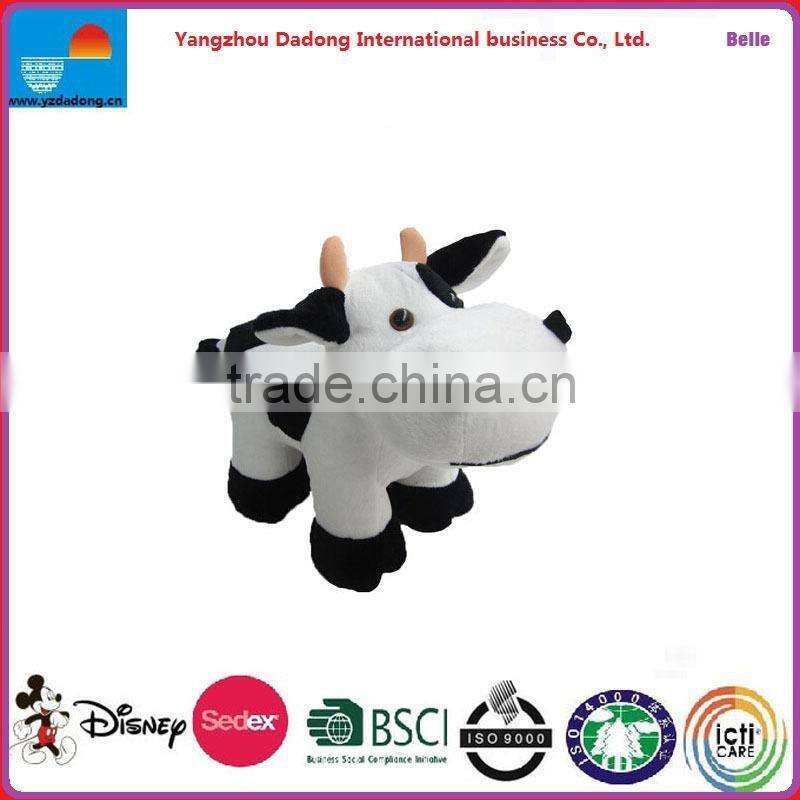 PINK COW PLUSH TOYS,CUTE STUFFED COW TOY,PLUSH COW TOY