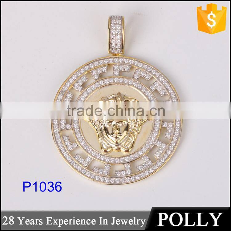 2015 hot sales 925 silver moon start pendant necklace engraved jewelry