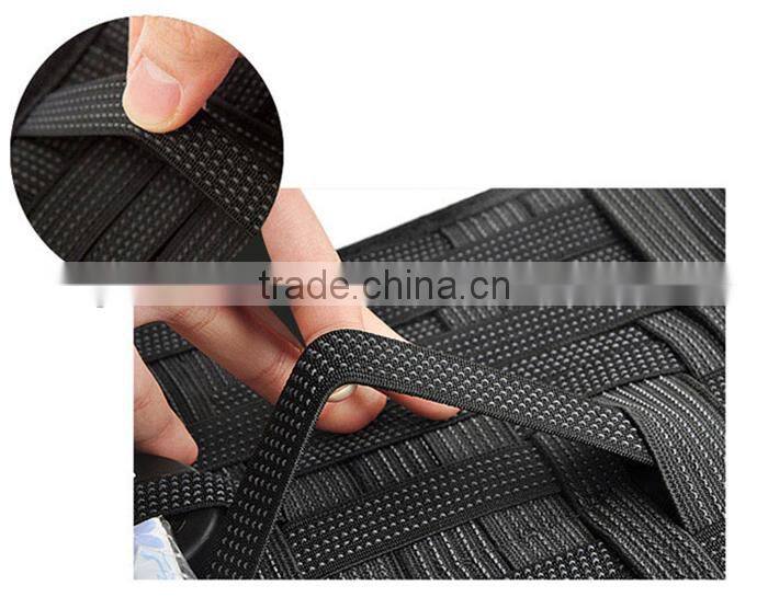 Elastic digital accessories organizer storage bag