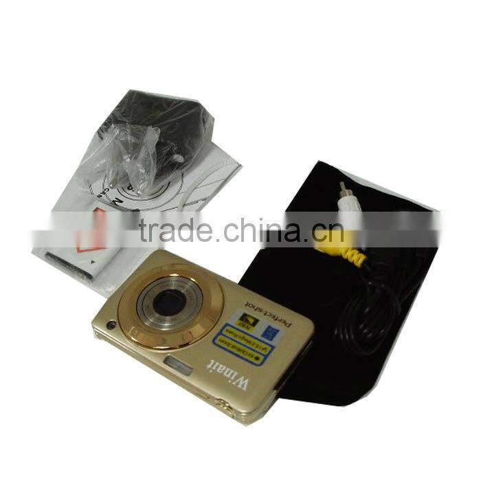 full HD Digital Camera with 2.7'' TFT LCD and 5X Optical Zoom 9.0 Mega pixels CMOS Sensor DC-V600