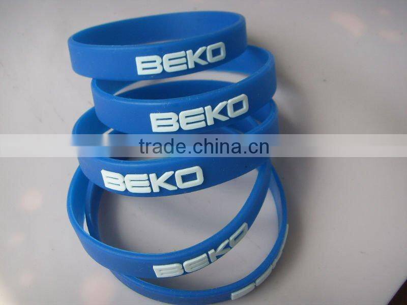 custom size silicone wristband without text