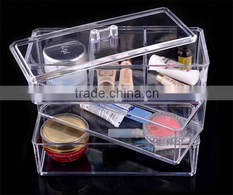 New Clear Jewellery acrylic cosmetic Display Box