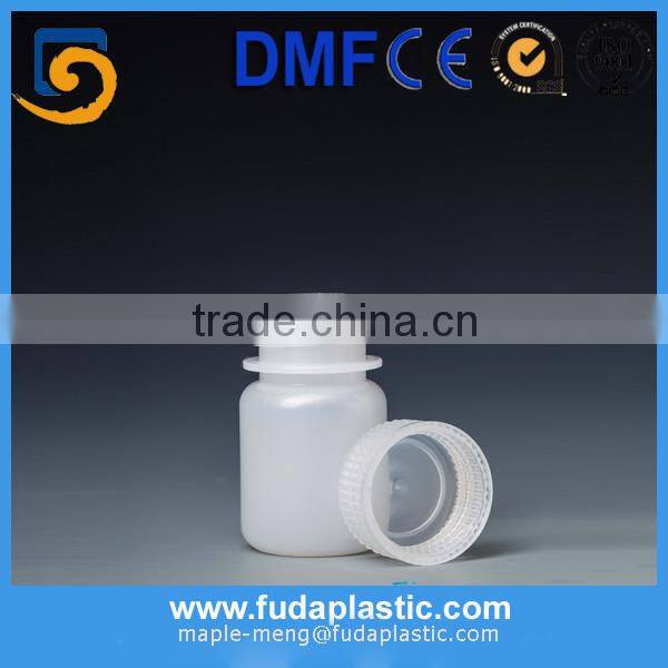 laboratory plastic reagent bottle with narrow mouth