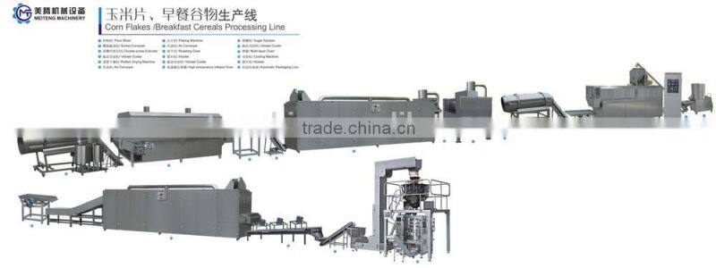 Factory Price full automatic corne flakes production machine