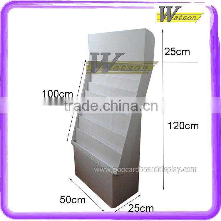 Christmas cards customized corrugated paper POS display racks