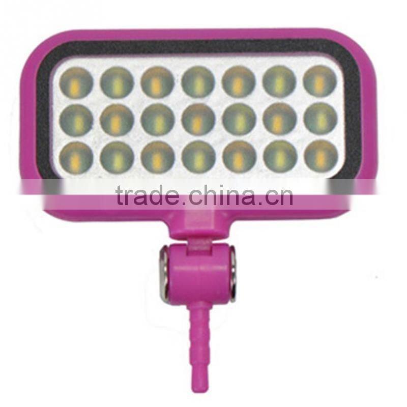 Video Light Ultra-thin Mini LED Flash Light with 21 LED LEDs Lamp Beads Integrated Fill Lights for Selfie Mobile Phone