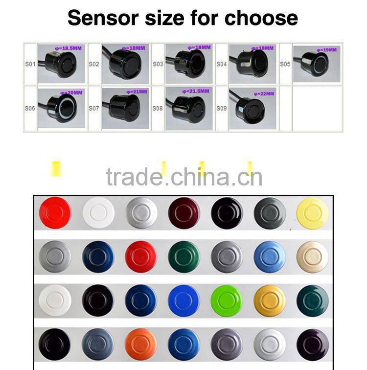 Fashion LED car parking display built in buzzer alert parking sensor OEM/ODM