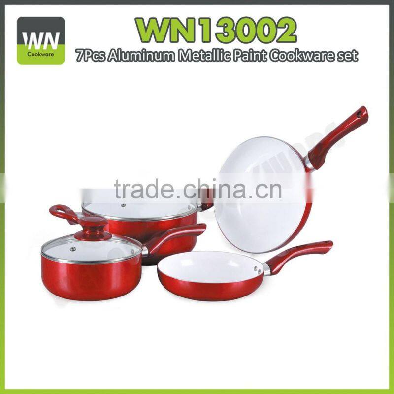 Aluminum cookware with ceramic coating