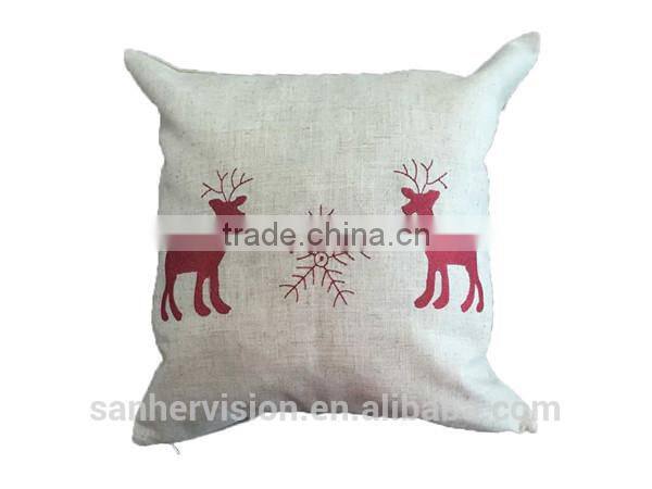 100%Polyester Embroider Animal Cushion Cover