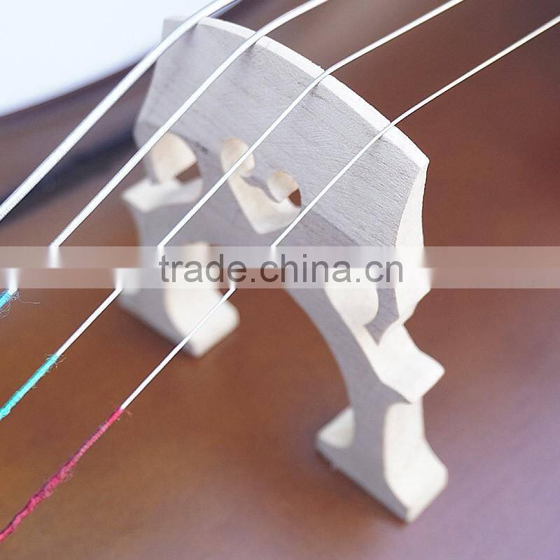 Plywood Cello Factory 4/4 Antique With Cello Bow TL-VP011