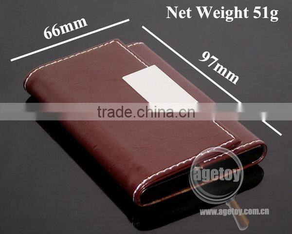 Fake Leather Business Card Holder