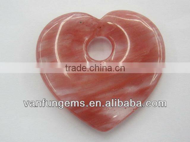 Wholesale Synthetic Opal heart shape pendant