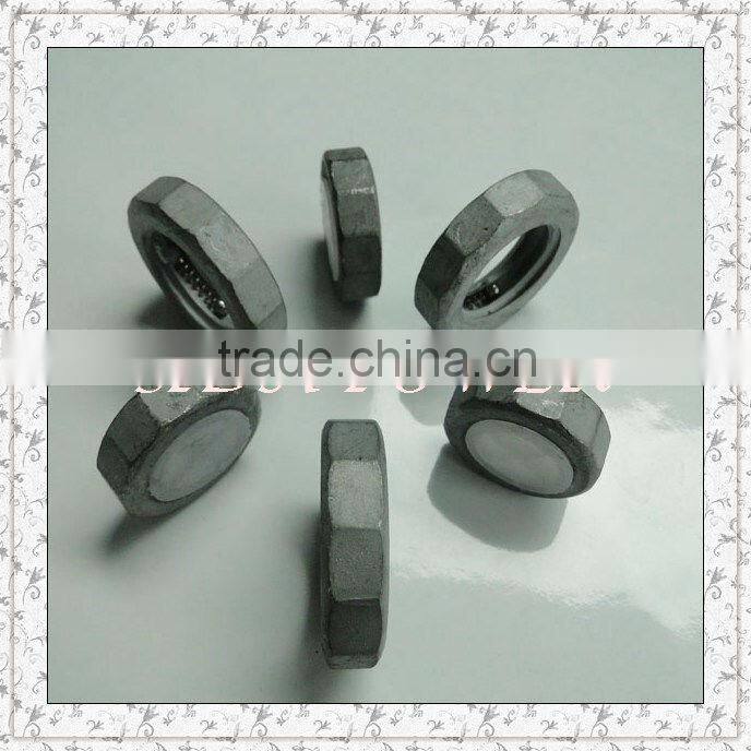 carbon steel zinc plating self-locking thin nut