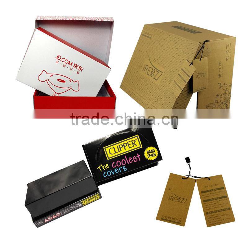 Corrugated packaging box with PVC window