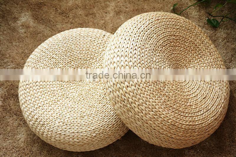 handmade natural fiber cornhusk straw seat cushion futon mat