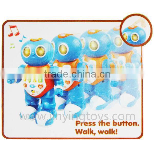 B/O multi function talking robot toy with light&sound CE certificate