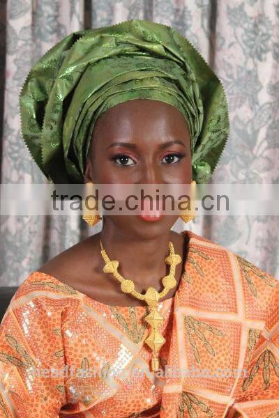 gold plated earring necklace bracelet set nigerian