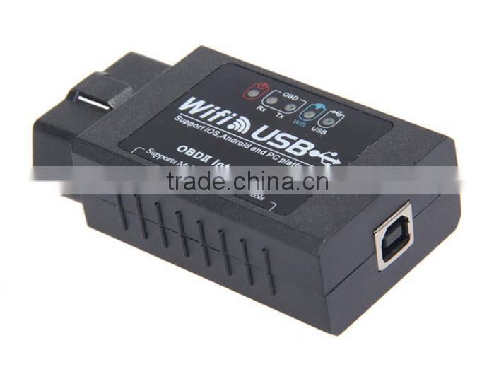 Auto diagnostic tool ELM327 WIFI usb Scanner OBDII OBD2 elm327 usb+elm327 wifi can-bus scanner on promotion
