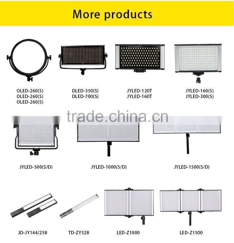 Top sale new pantent portable aviation aluminium alloy CRI95 on camera video led light