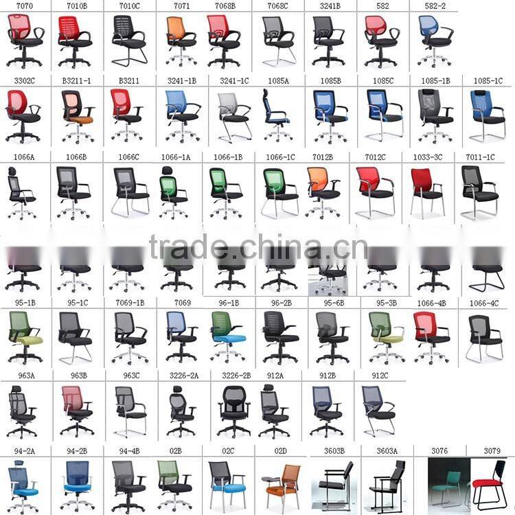 Hot sale Black Ergonomic Mesh office chair with adjustable headrest J18