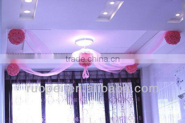 Artificial hot sale silk flower ball with decorative