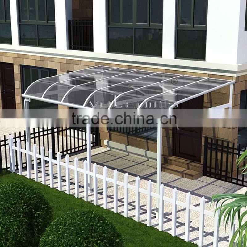multifunctional polycarbonate awning for balcony garden shed /tent