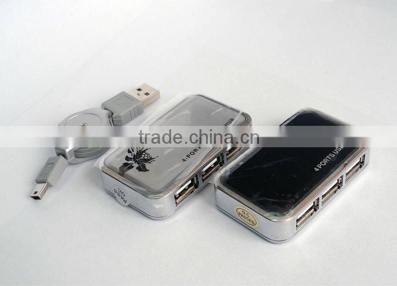 mini wired optical mouse+4 port usb hub/combo(mouse+hub)