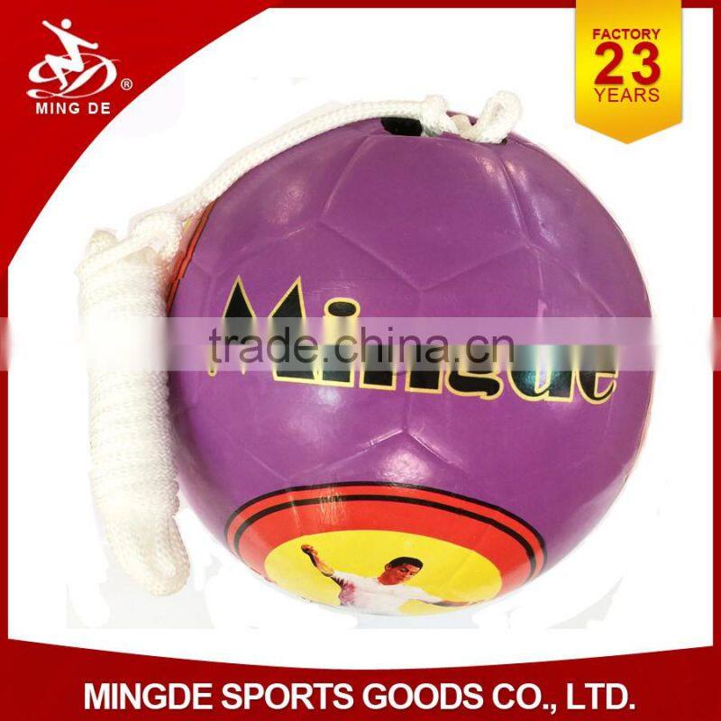 Sports toy soccer design rubber material outdoor tetherball
