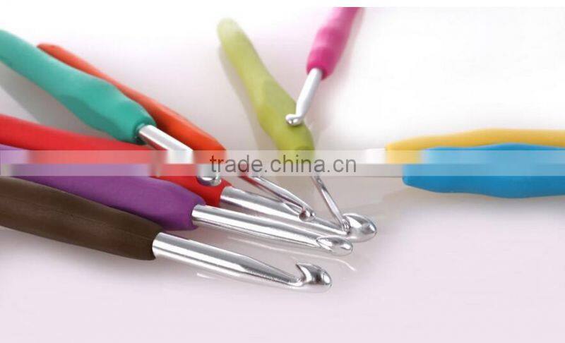 9pcs/11pcs Colorful Metal Crochet Hook Set Aluminum knitting needle set