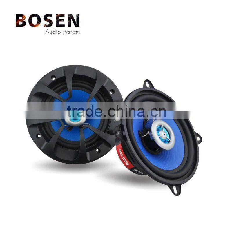 5.25inch car speaker with Polypropylene rubber surround edge big output power