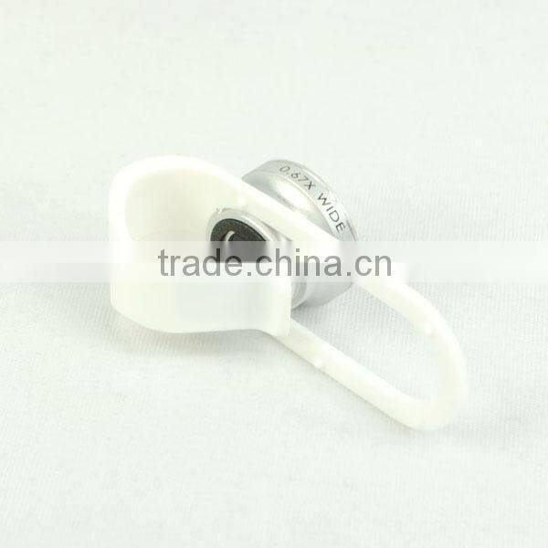 0.67 Wide + Macro Lens With Clip Clamp For iPhone Samsung Cell Phone Camera Lens