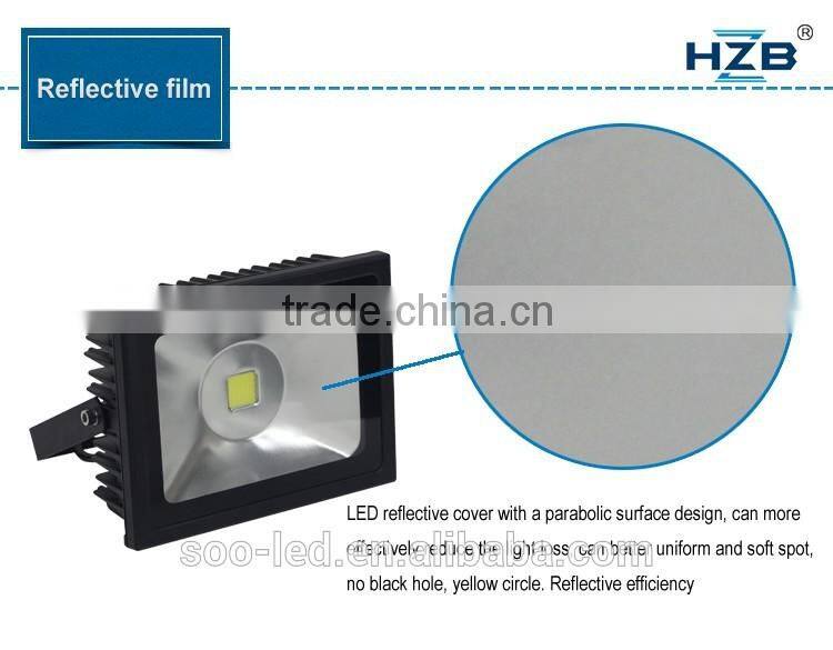 Aluminum parking lot pathway 70w led flood light
