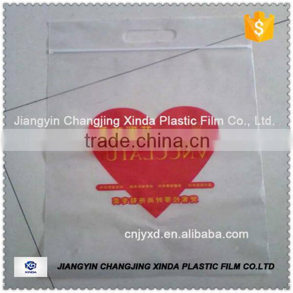 Zipper Bag, Zip lock bag, Clear with Customized Printing