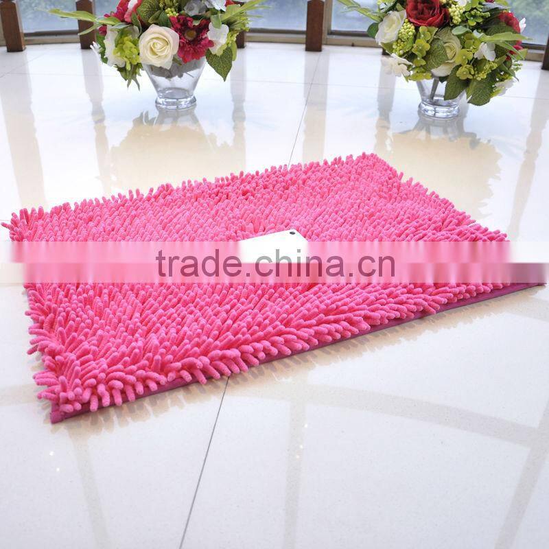 high pile chenille door mat