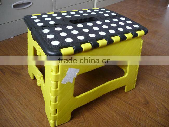PP plastic colorful Folding step stool