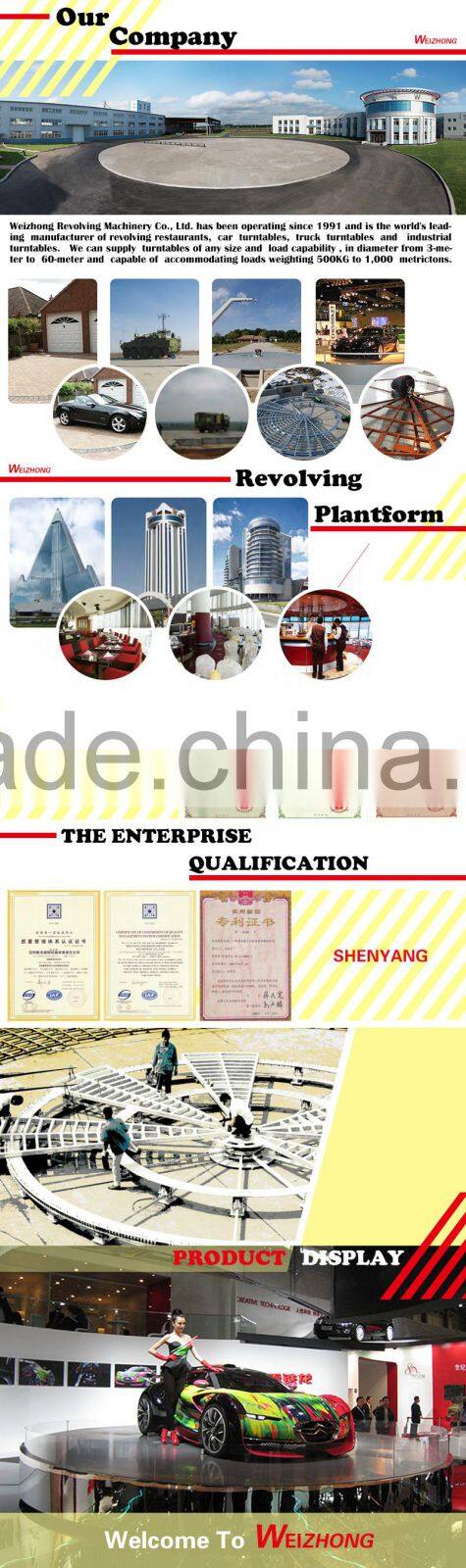 2015 High quality display racks rotating turntable