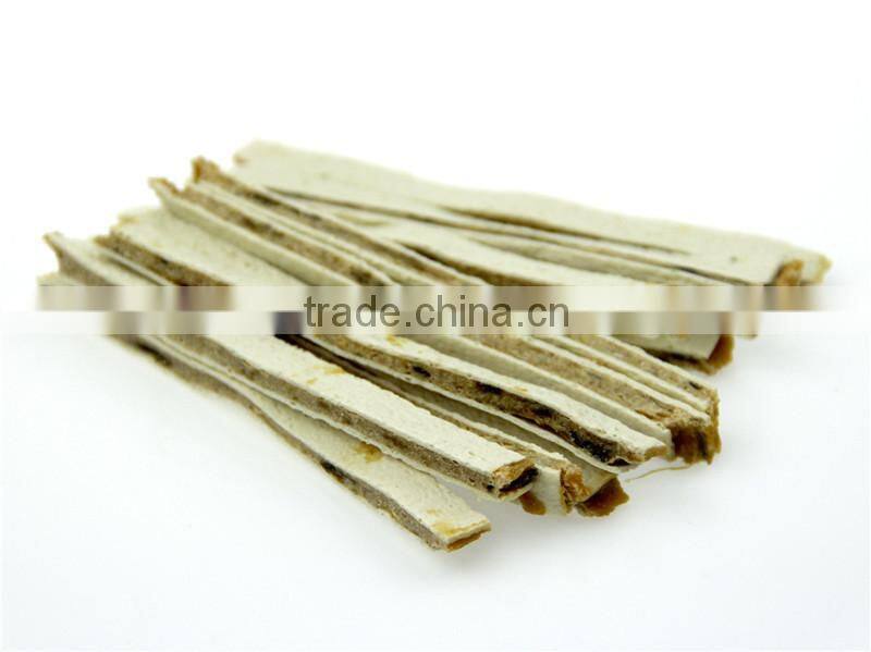 2015 new wholesale OEM dry rabbit with vegetable fillet dog snacks