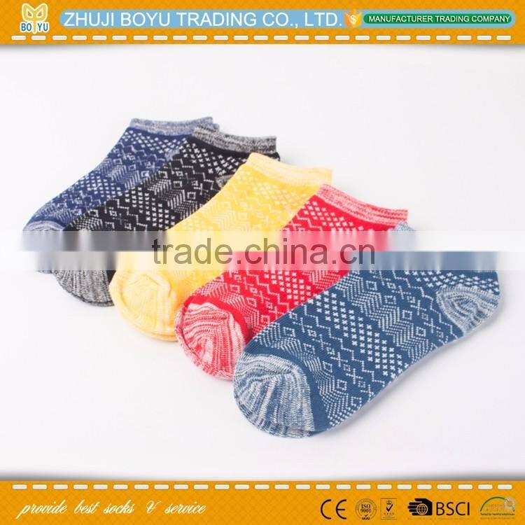 BY-160403 wholesale bamboo man sock and cotton men sock ; daily man ankle sock factory