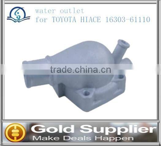 Brand New water outlet for TOYOTA HIACE 16303-61110 with high quality and competitive pice.