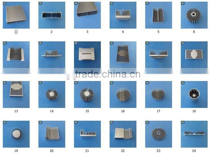 round extrusion aluminum alloy heat sink