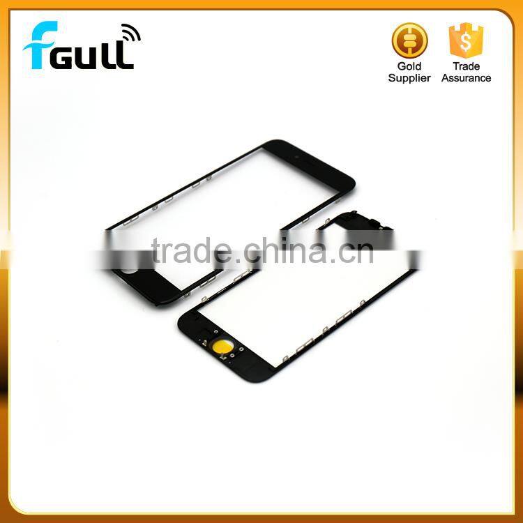 original front glass lens with bezel Frame and the frame for iphone6 pre-installed